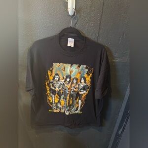 Men’s Fruit of the Loom Black 2021 KISS End Of the Road Tour Shirt Size XL